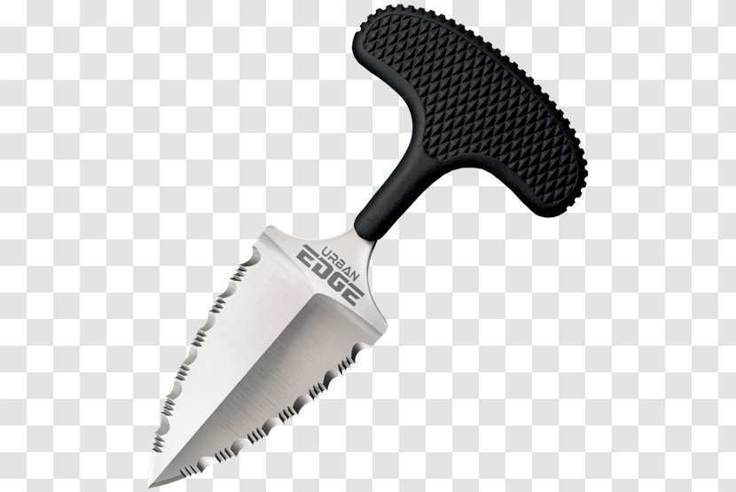 Knife Serrated Blade Push Dagger Cold Steel - Hardware Transparent PNG