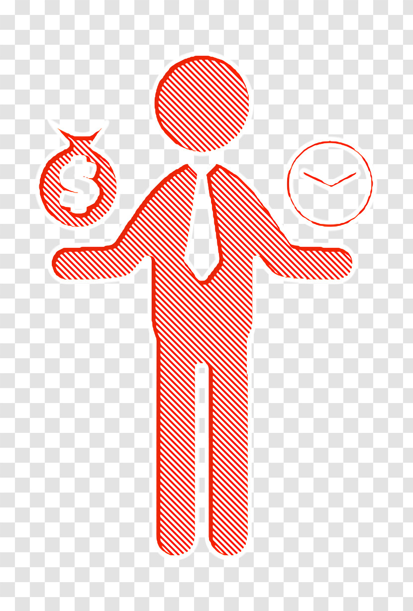 Worker Money Time Icon Work Icon Business Icon Transparent PNG