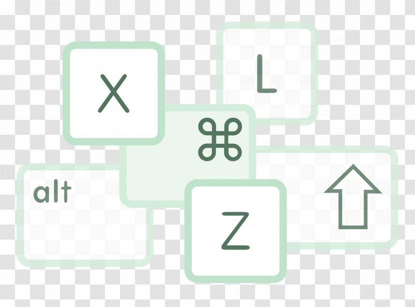 Brand Logo Line - Green - Keyboard Shortcut Transparent PNG