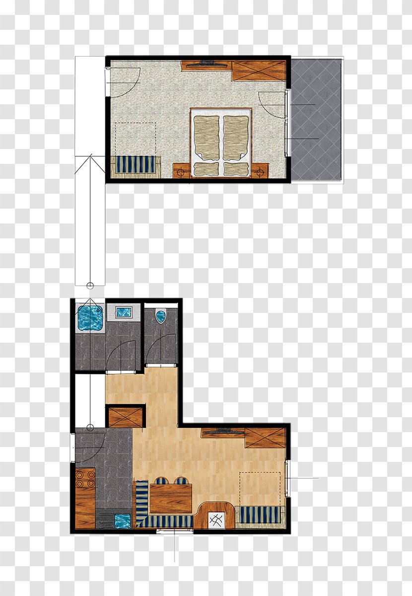 Floor Plan Architecture Facade - House - Angle Transparent PNG