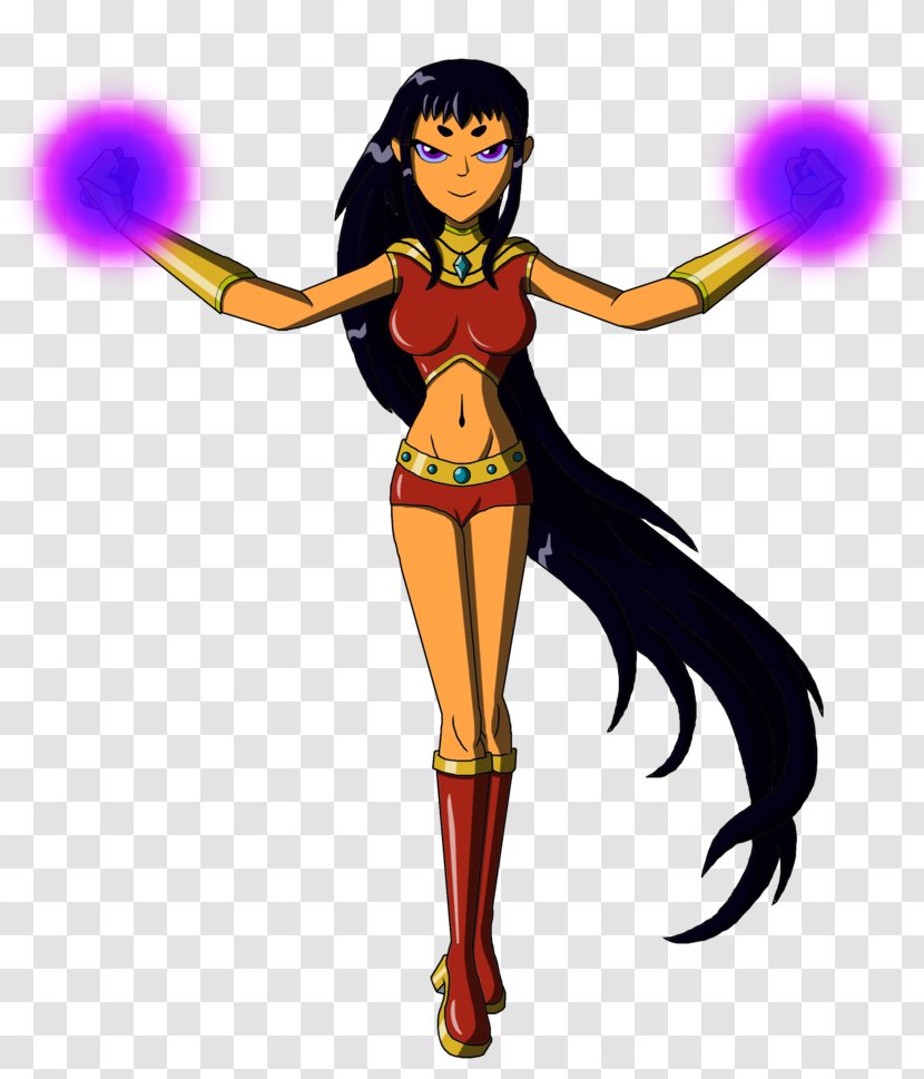 Starfire Rose Wilson Raven Cyborg Blackfire - Fictional Character Transparent PNG