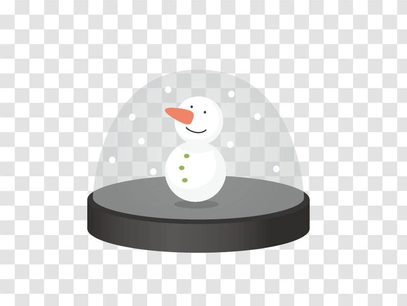 Crystal Ball Snowman - Beak - Cartoon Transparent PNG