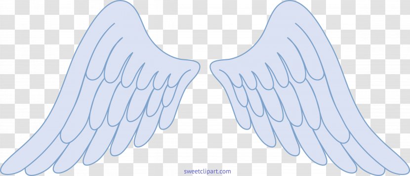 Line Art Clip - Silhouette - Angel Wings Transparent PNG