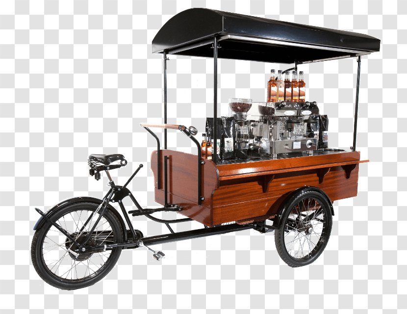 Café Coffee Day Bicycle Cafe Cold Brew - Cart Transparent PNG