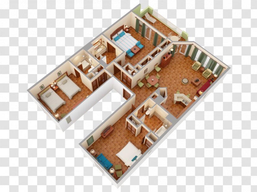 Floor Plan Las Casitas Village, A Waldorf Astoria Resort House Bedroom Transparent PNG