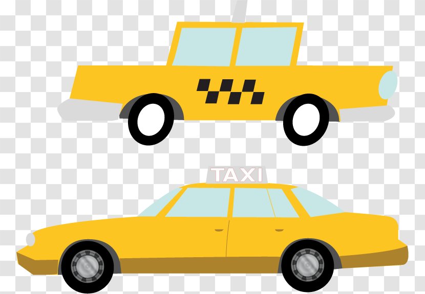 Taxi Cartoon Drawing Clip Art - Motor Vehicle - 8 March Transparent PNG