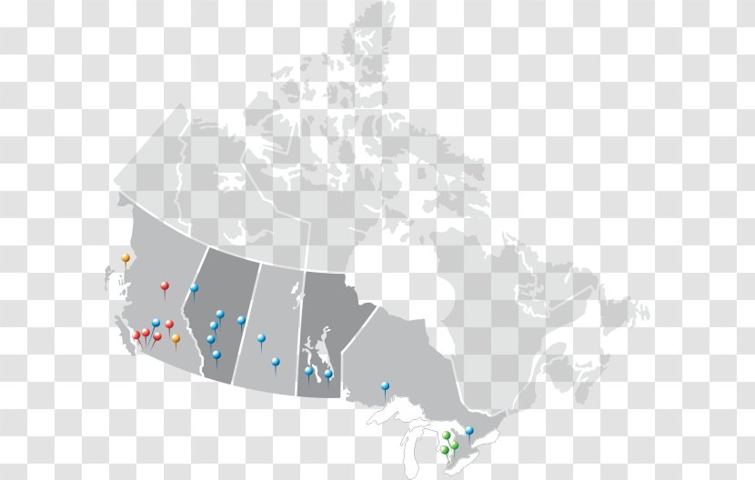 Canada Map Water Tuberculosis - World Transparent PNG