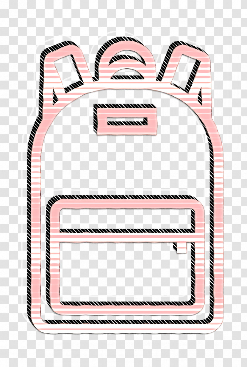 Back To School Icon Backpack Icon School Icon Transparent PNG