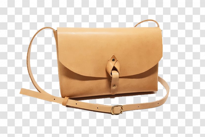 Leather SVANLUND Messenger Bags Handbag - Beige - Lady Bag Transparent PNG