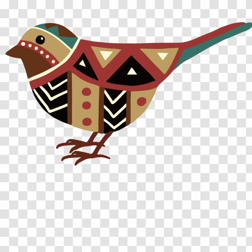 Bird Euclidean Vector Cartoon - Cuteness - Illustration Lattice Sparrow Transparent PNG