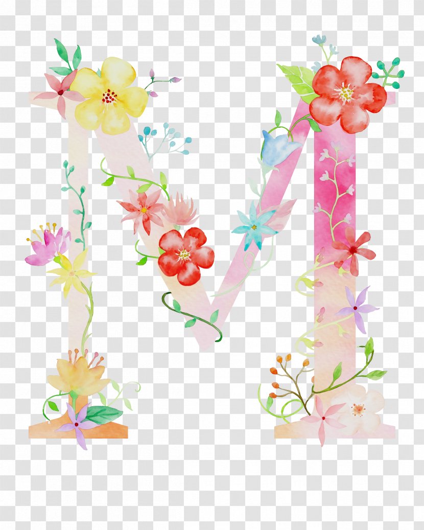 Watercolor Flower Background - Wet Ink - Paper Wildflower Transparent PNG