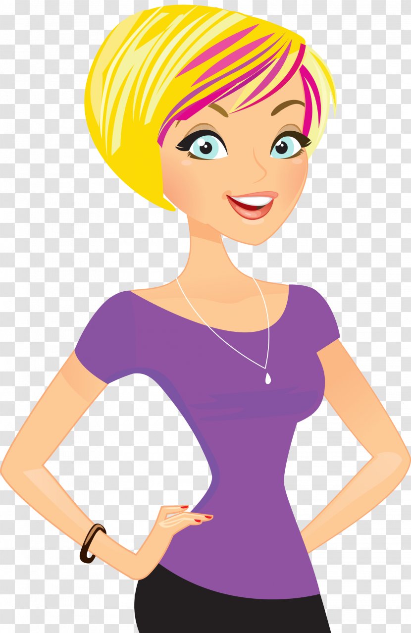 Woman Beauty Clip Art - Silhouette - Cartoon Mom Transparent PNG