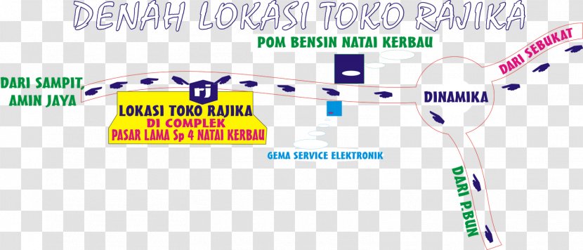 Toko Rajika Natai Kerbau Logo Brand Location - Lokasi Denah Transparent PNG