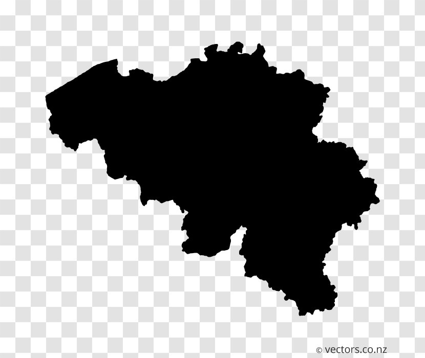 Belgium Vector Map Royalty-free - Euporean Transparent PNG