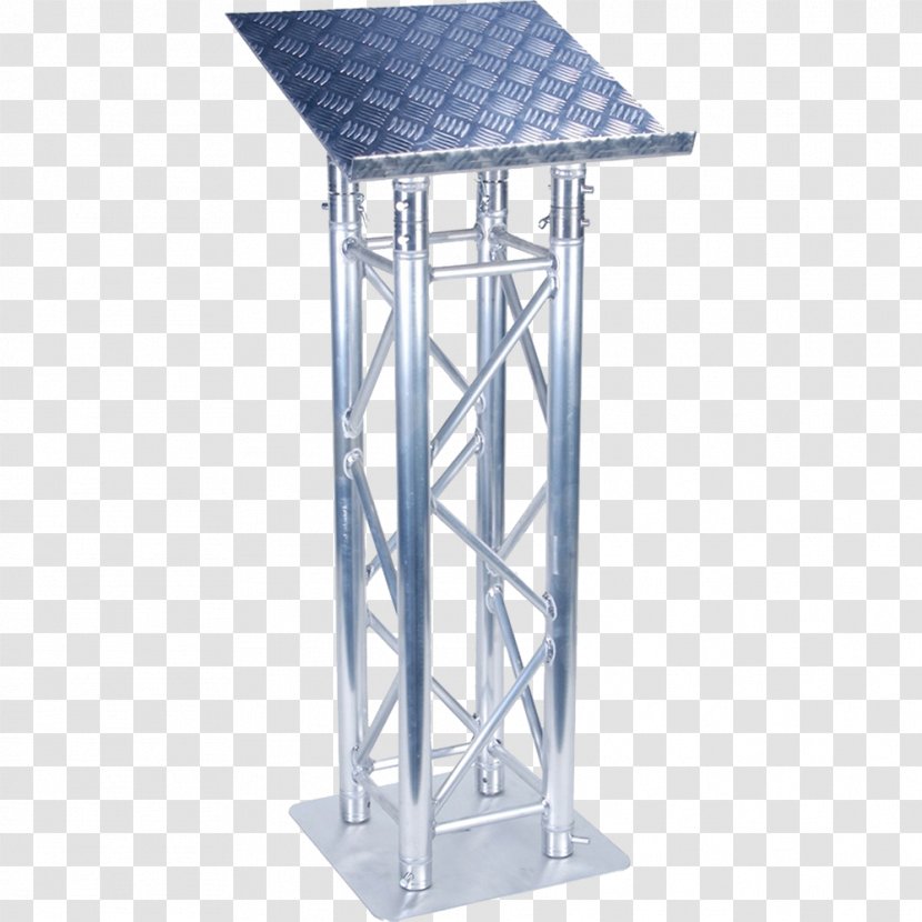 Global Truss GT-Lectern F34 GLOW TOTEM F34PL 300cm 4-Point - Diamond Plate - Stage Transparent PNG