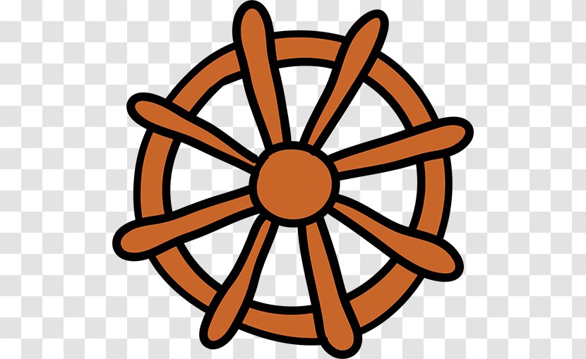 Ships Wheel Car Steering - Rudder - Cartoon Transparent PNG