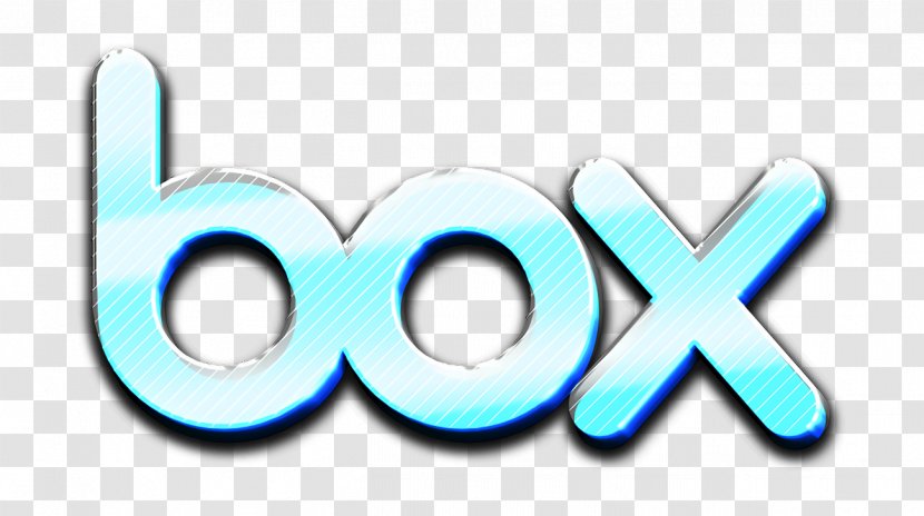 Social Media Logos Icon Box - Logo - Electric Blue Transparent PNG