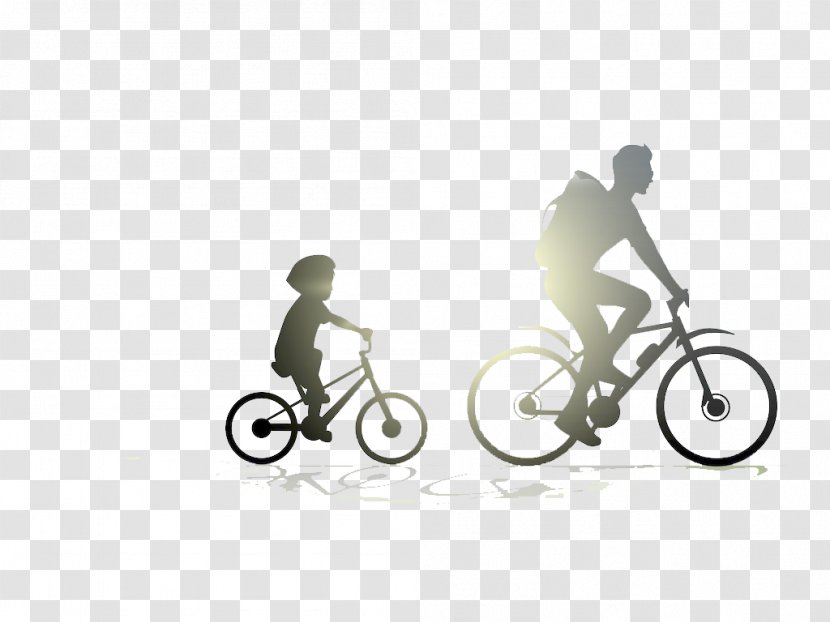 Father's Day Gift Mother's Love - Sports Equipment - Cycling Father And Son Transparent PNG
