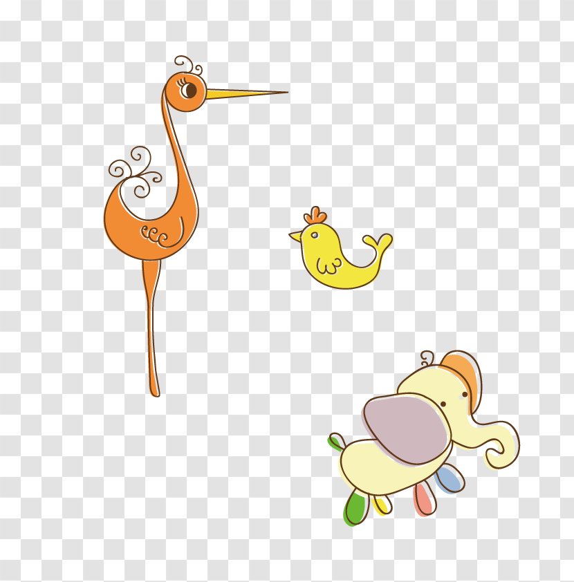 Water Bird Duck Goose Swan - Designer - Vector Children's Toys Transparent PNG