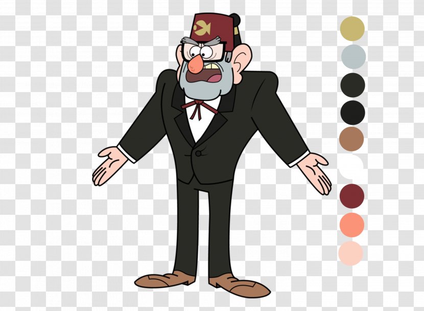 Grunkle Stan Bill Cipher Dipper Pines Mabel Stanford - Gravity Falls Pig Transparent PNG