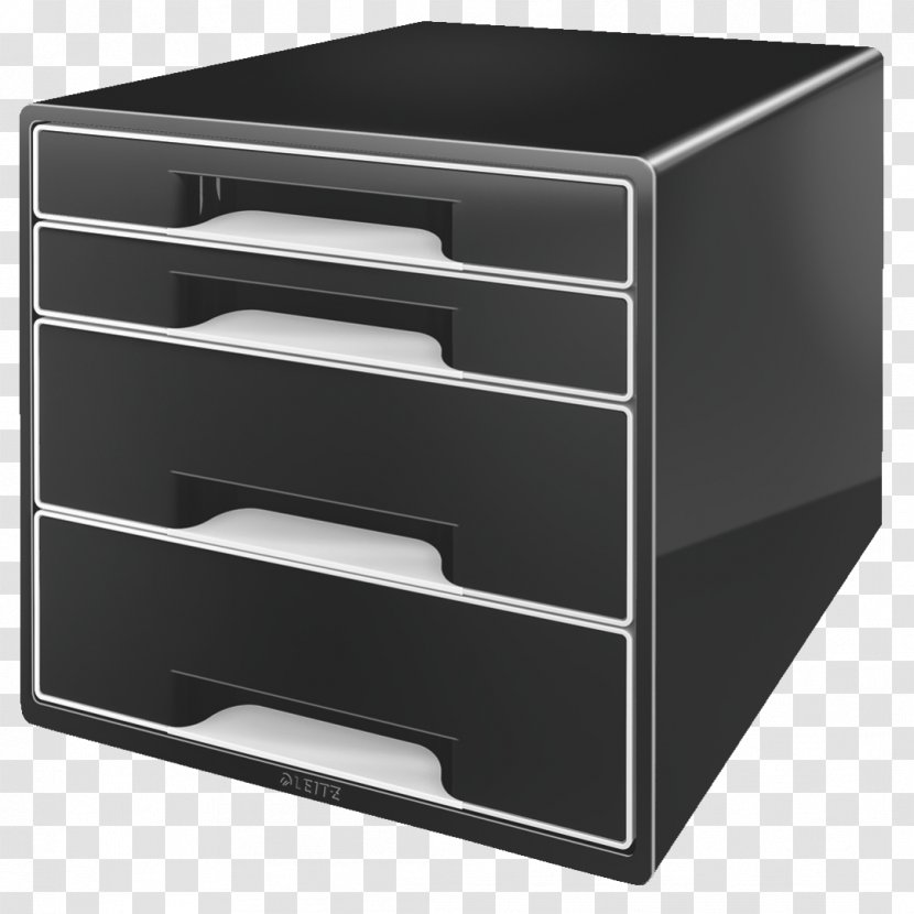 Paper Drawer White Office Supplies Esselte Leitz GmbH & Co KG - Chest Of Drawers Transparent PNG