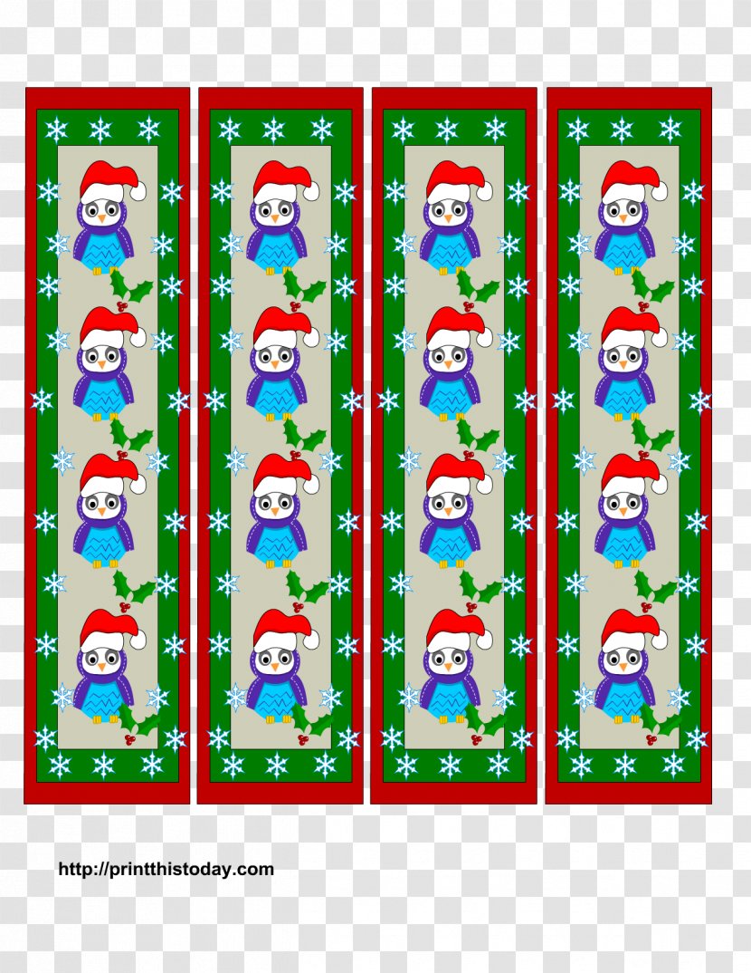 Bookmark Christmas Gift Clip Art - Rectangle - Cliparts Transparent PNG