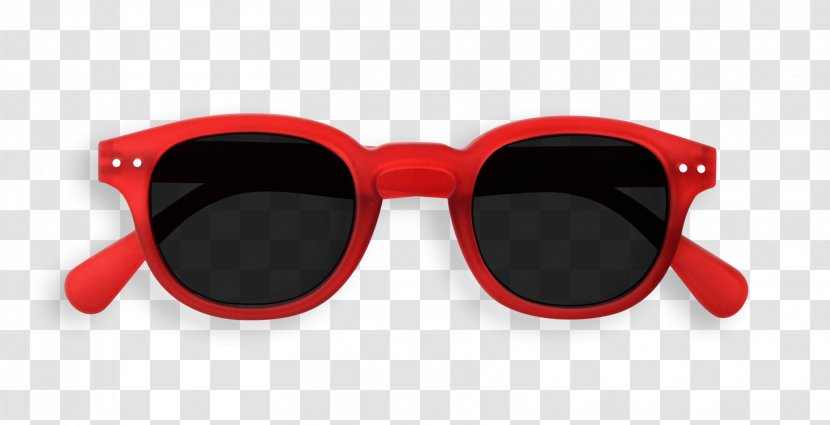 IZIPIZI Sunglasses Red Lens - Goggles Transparent PNG