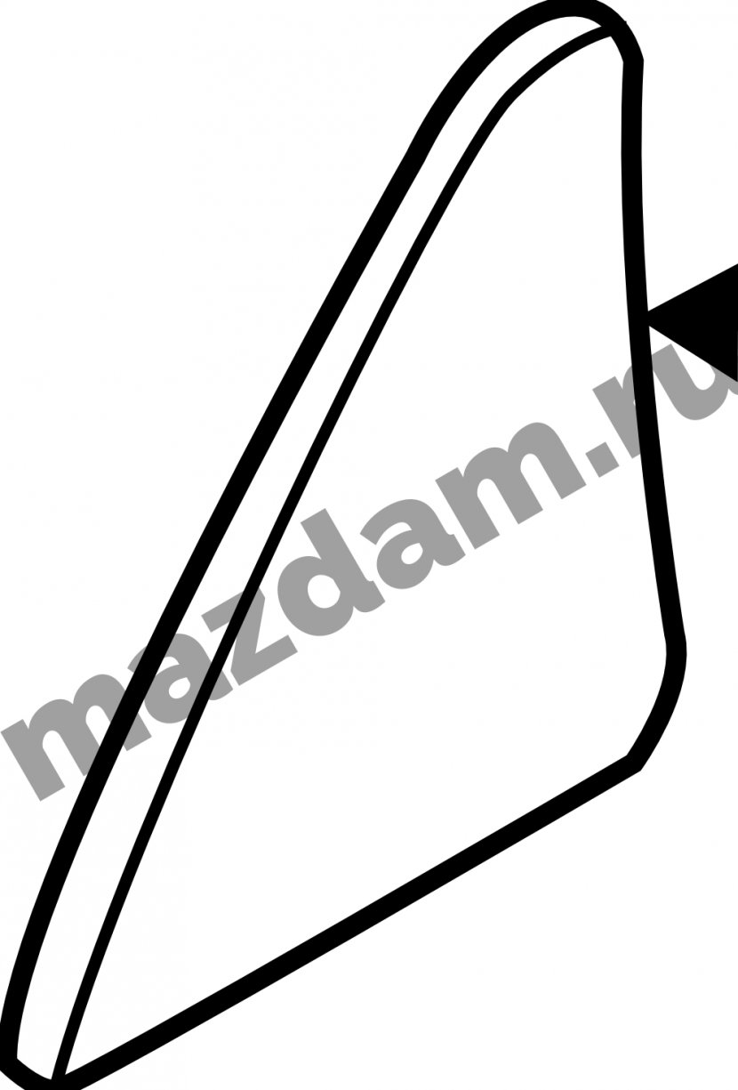 Car Clip Art Line Product Design Angle - Monochrome Transparent PNG