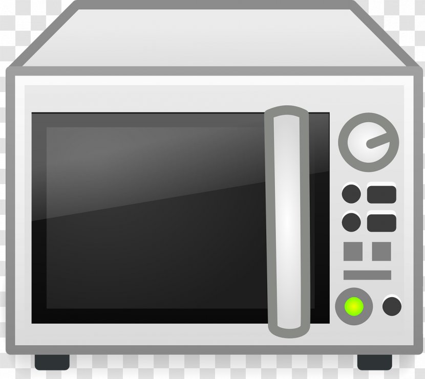 Microwave Oven Clip Art - Home Appliance - White Transparent PNG
