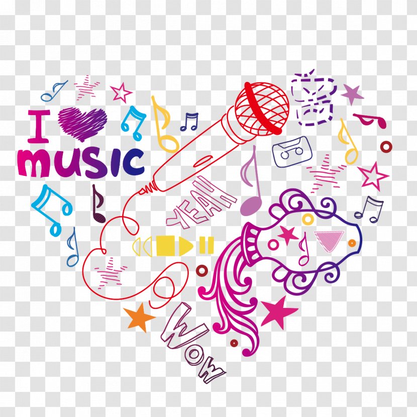 Symbol Musical Note - Heart - T-shirt Transparent PNG