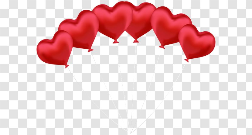 Love Heart Clip Art - Red Transparent PNG