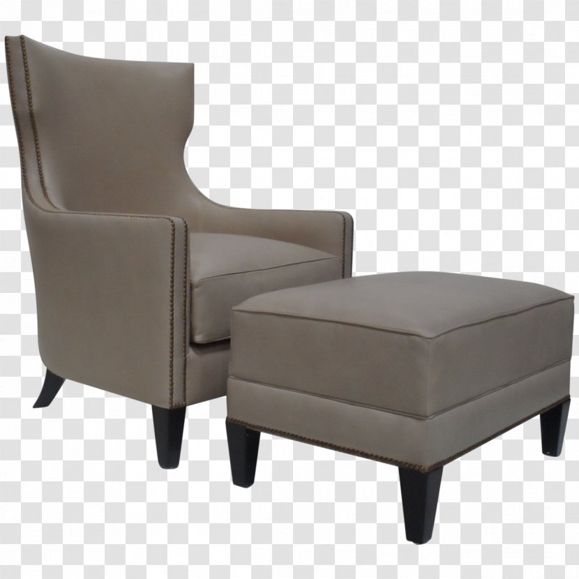 Club Chair Foot Rests Armrest - Ottoman - Design Transparent PNG