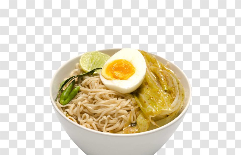 Mi Rebus Laksa Okinawa Soba Saimin Kal-guksu - Eggs And Mustard In Noodles Transparent PNG