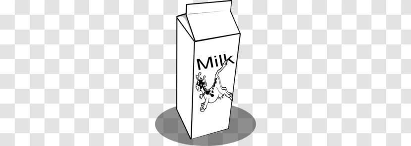 Chocolate Milk Square Jug Clip Art - White - Cliparts Transparent PNG