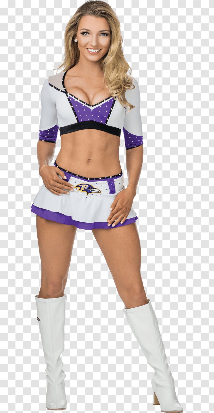 Baltimore Ravens Cheerleaders Cheerleading Uniforms Indianapolis Colts - Watercolor - Chelsea Transparent PNG