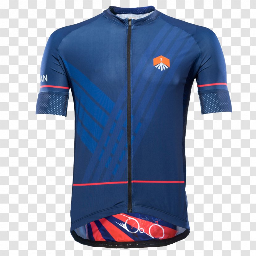 Clothing Sportswear Sleeve Electric Blue Uniform - Sport - JERSEY Transparent PNG