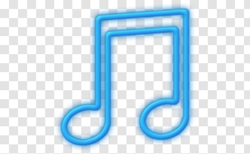 Musical Note Blues - Silhouette - Blue Icon Transparent PNG