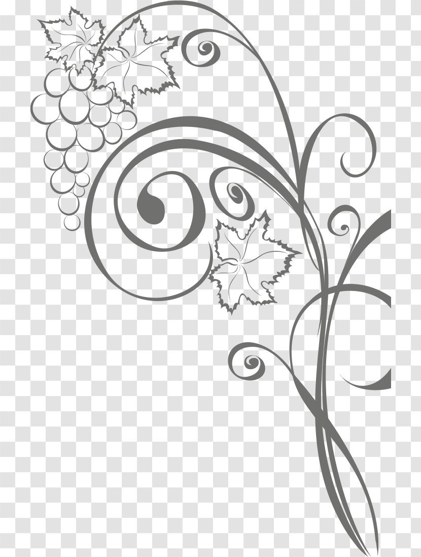 Winery /m/02csf Grape Clip Art - Ornament - Wine Transparent PNG