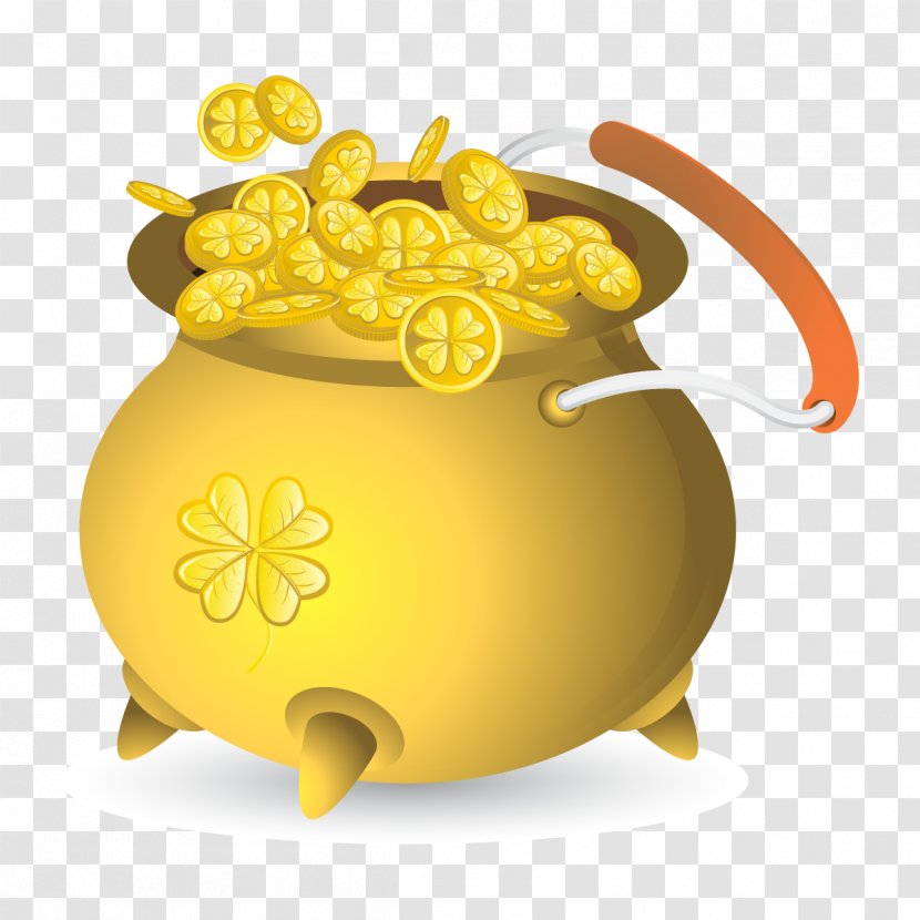 Cartoon Icon - Fruit - Gold Bag Transparent PNG