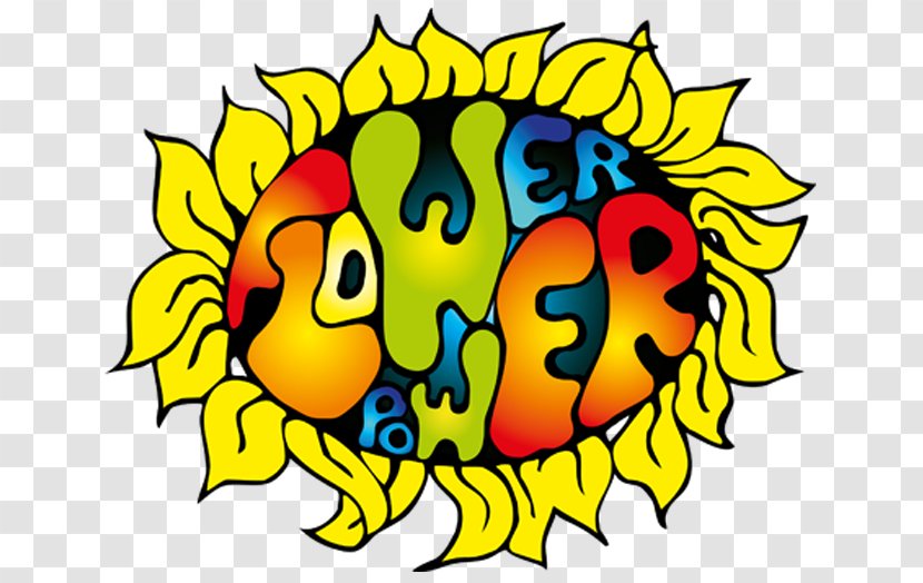 1960s Flower Power Hippie Clip Art - Smile - Concert Hall Transparent PNG