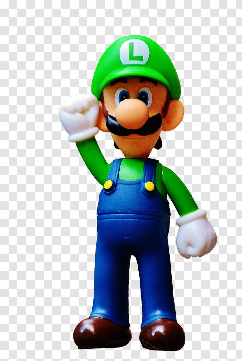 Super Mario Bros. Luigi's Mansion & Luigi: Superstar Saga - Toy - Luigi Transparent PNG