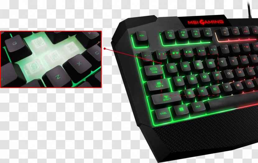Computer Keyboard Mouse Gaming Keypad Micro-Star International RGB Color Model - Space Bar - And Transparent PNG