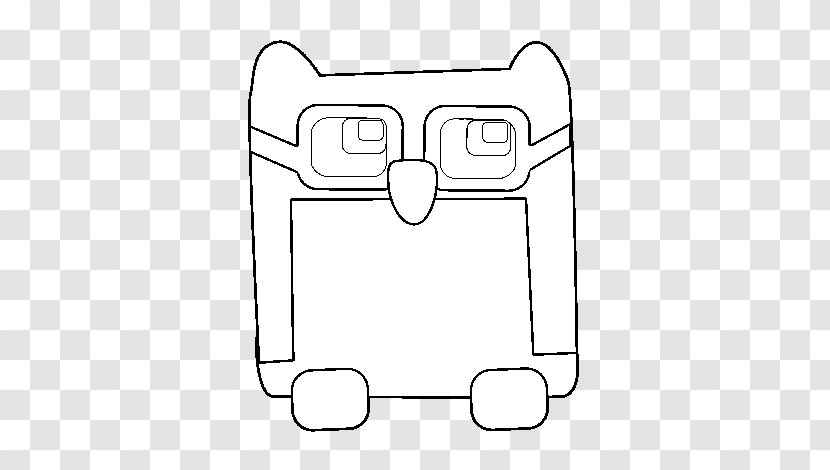 Paper Car White Line Art - Area - Senses Transparent PNG