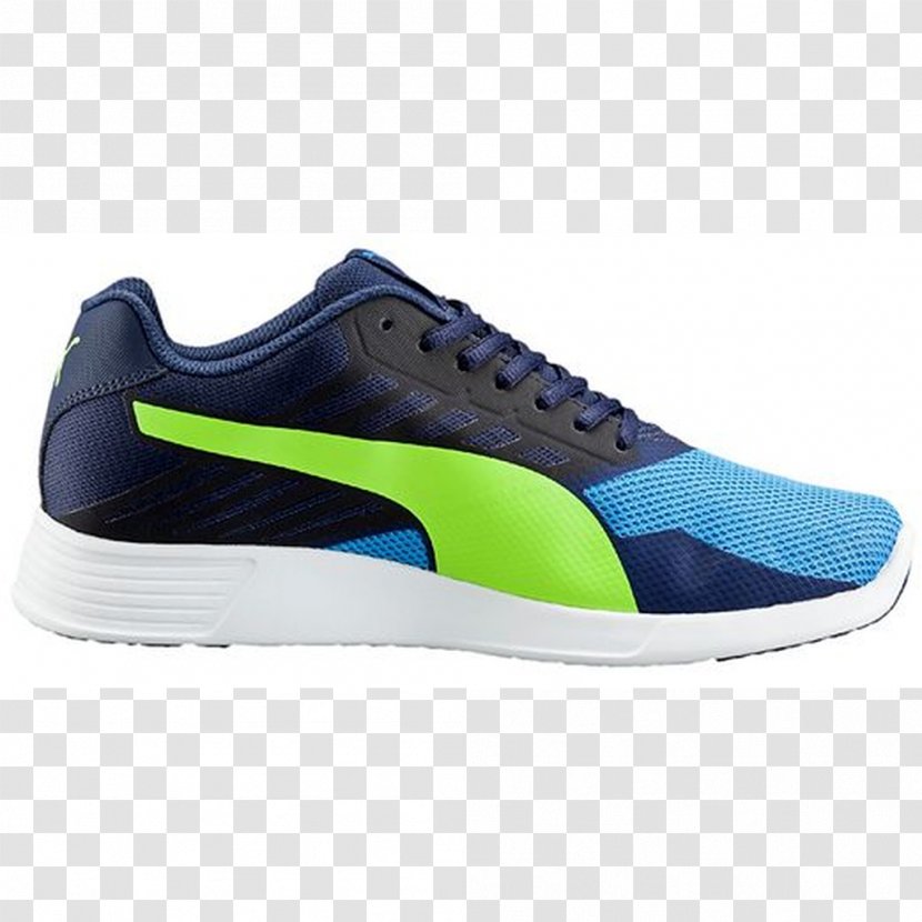Slipper Sneakers Blue Skate Shoe Puma - Leather - Pumas Transparent PNG