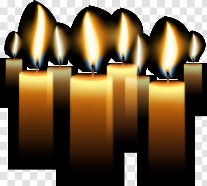 Yellow Candle - Coreldraw - Simple Transparent PNG
