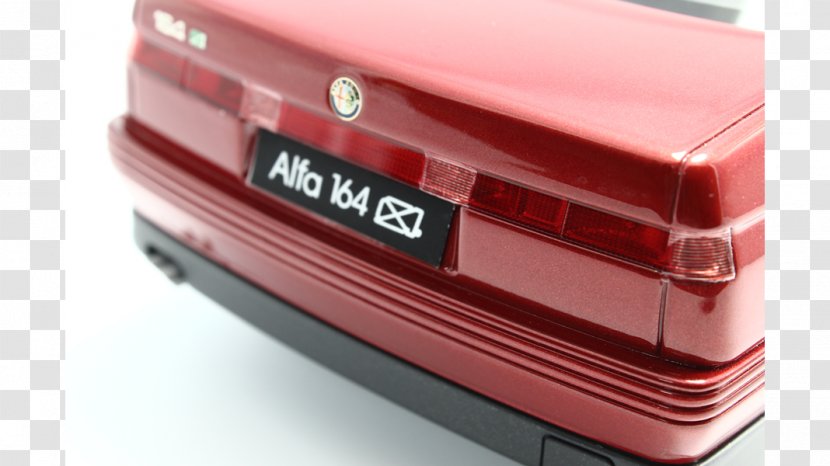 Vehicle License Plates Alfa Romeo 164 Car Die-cast Toy - Bumper Transparent PNG