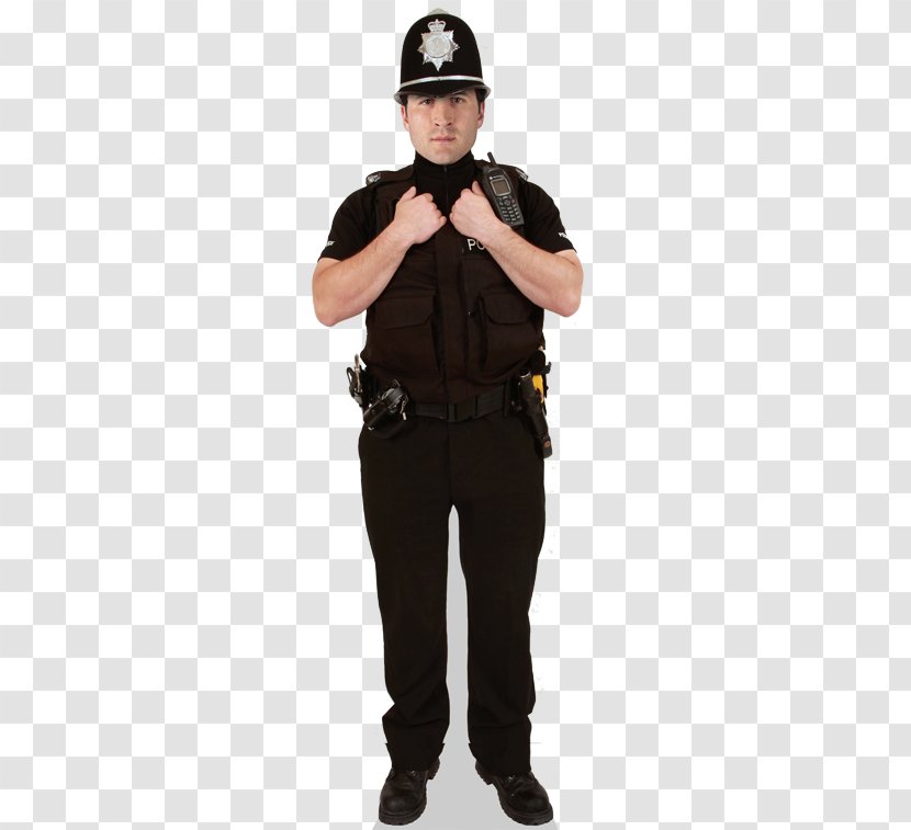 Police Officer Standee Crime Shoplifting Advertising - United Kingdom - Profession Transparent PNG