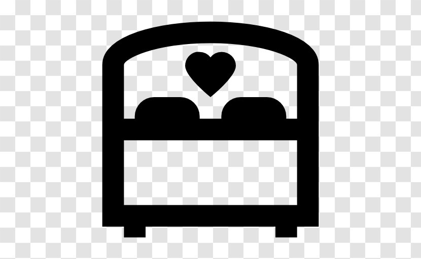 Bed Clip Art - Black And White Transparent PNG