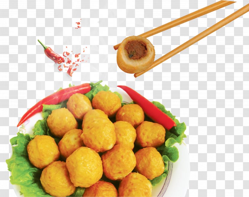 Fish Ball Chicken Nugget Balls Hot Pot Meatball - Cuisine - The Heart Of Pepper Transparent PNG