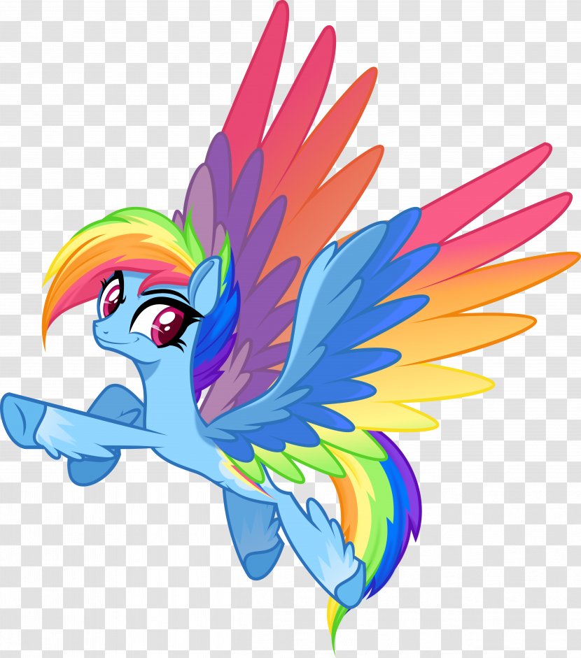 Rainbow Dash Twilight Sparkle Pony Pinkie Pie Rarity - Pegasus Transparent PNG